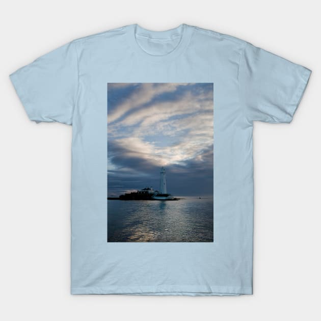 Silver Sea at St Mary's T-Shirt by Violaman